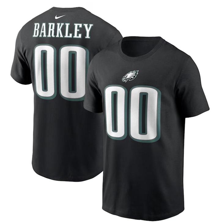 Saquon Barkley Philadelphia Eagles Nike Player Name & Number T-Shirt - $39.99